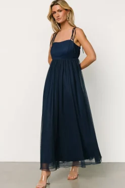 Baltic Born Fiona Tulle Maxi Dress | Midnight Blue