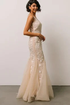Baltic Born Fleurette Bridal Gown | Beige + Ivory