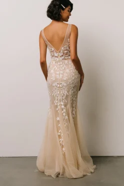 Baltic Born Fleurette Bridal Gown | Beige + Ivory