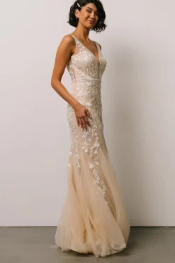 Baltic Born Fleurette Bridal Gown | Beige + Ivory