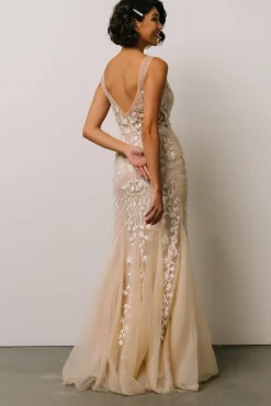 Baltic Born Fleurette Bridal Gown | Beige + Ivory