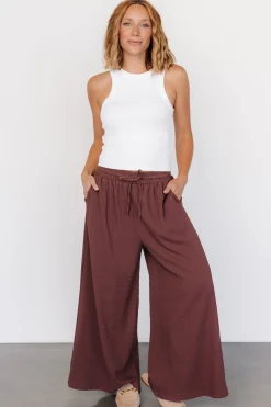Baltic Born Florence Textured Pants | Desert Rose