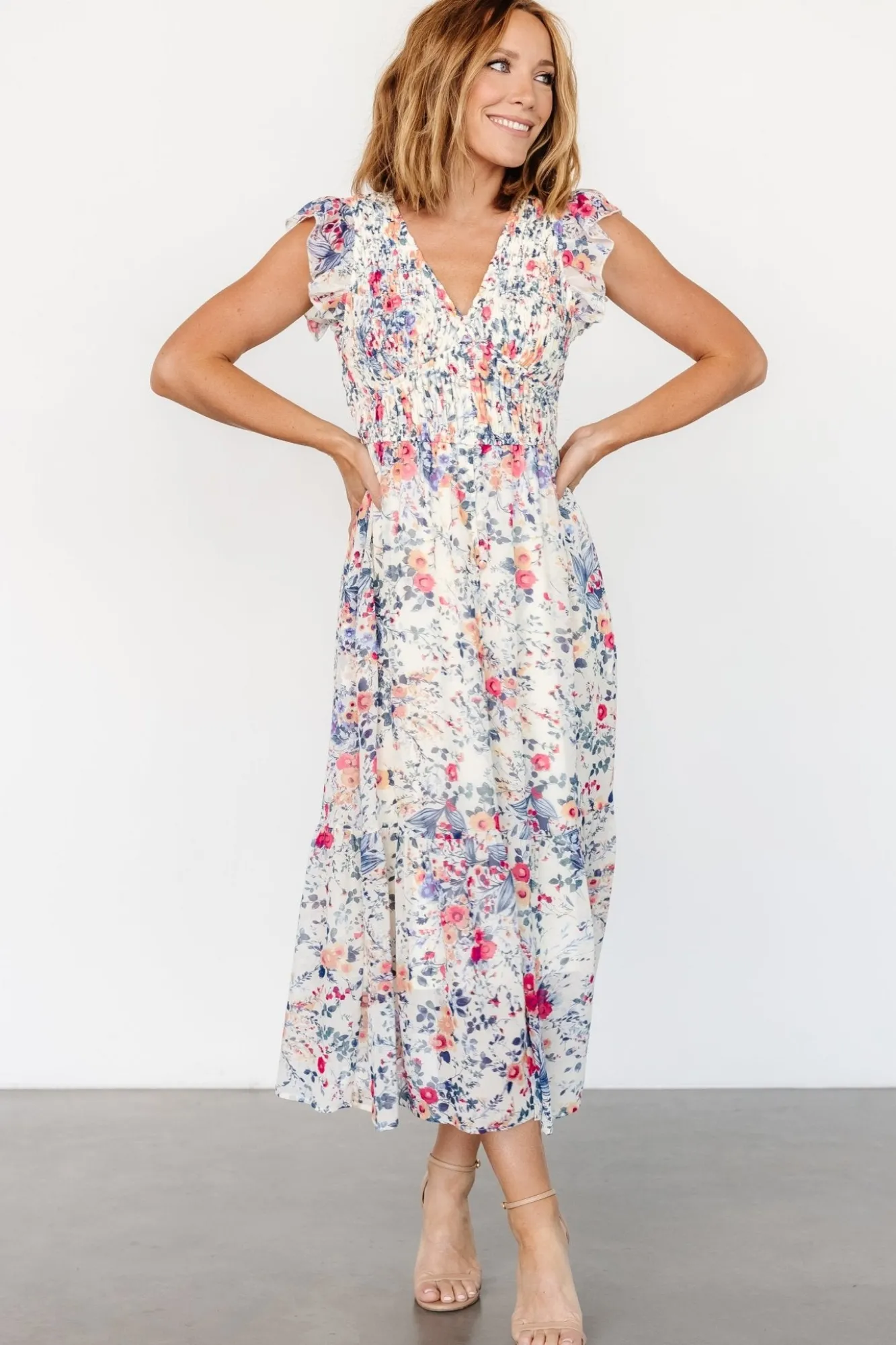 Baltic Born Florencia Dress | Sapphire Blue