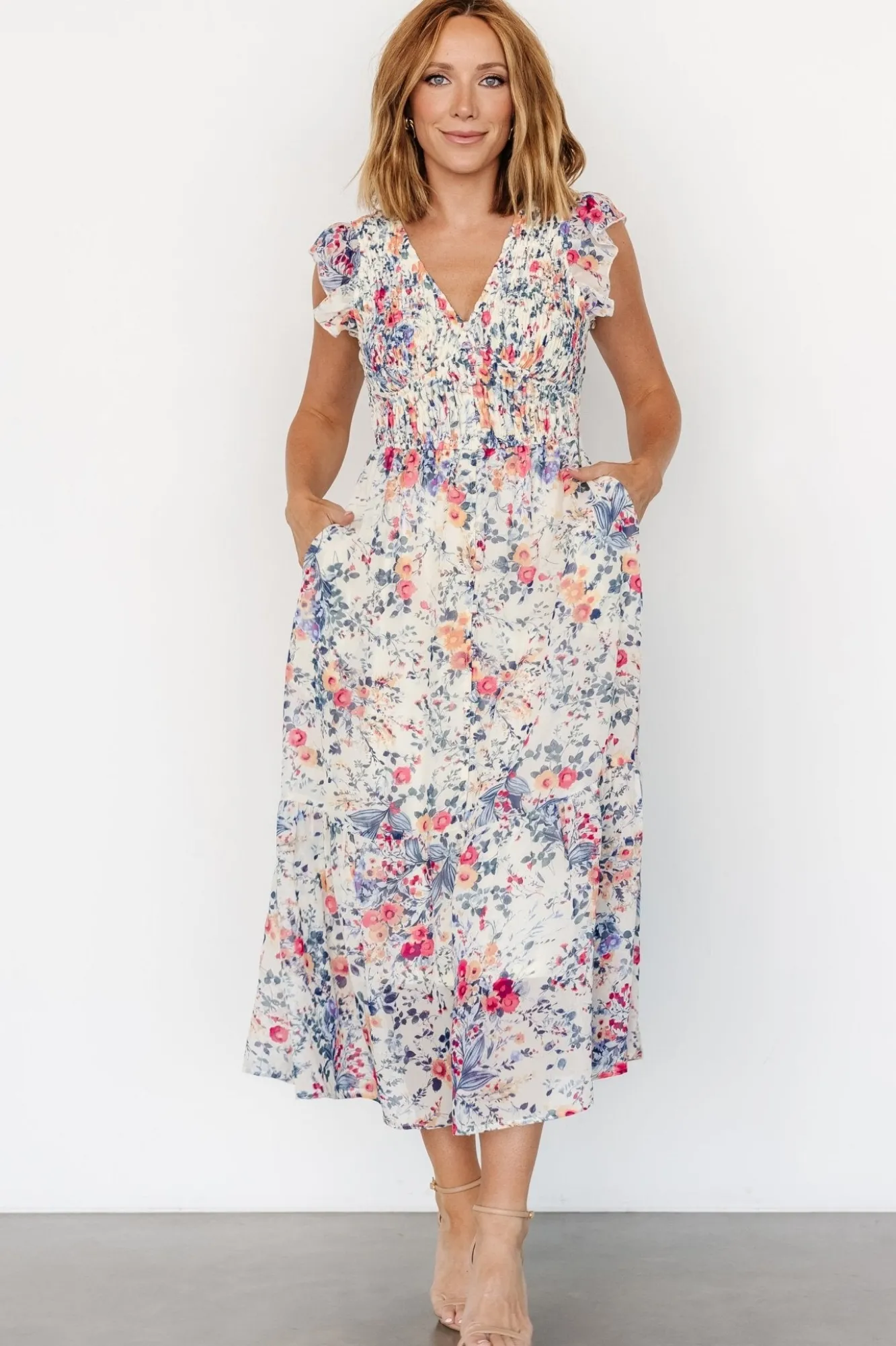 Baltic Born Florencia Dress | Sapphire Blue