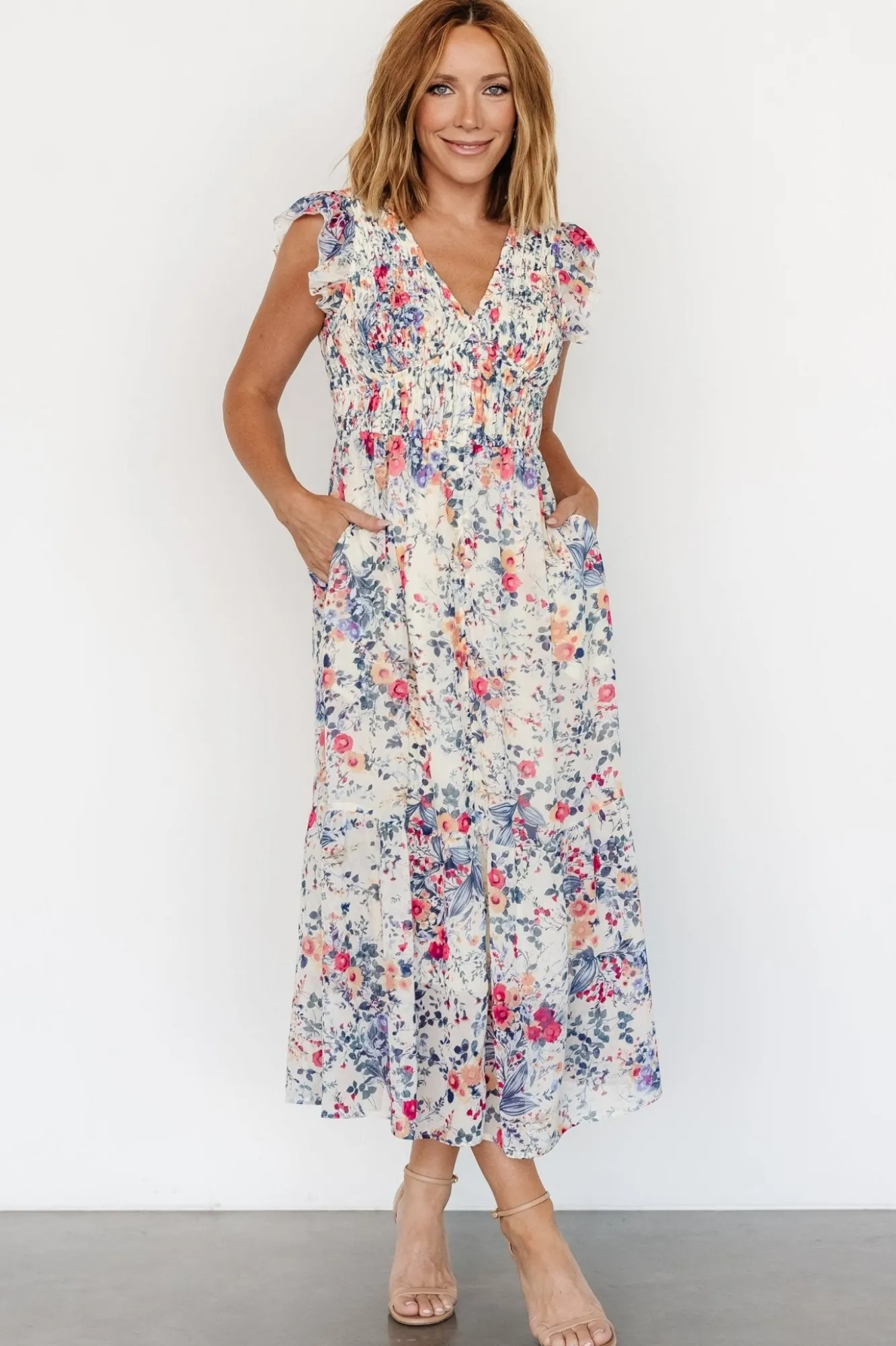 Baltic Born Florencia Dress | Sapphire Blue