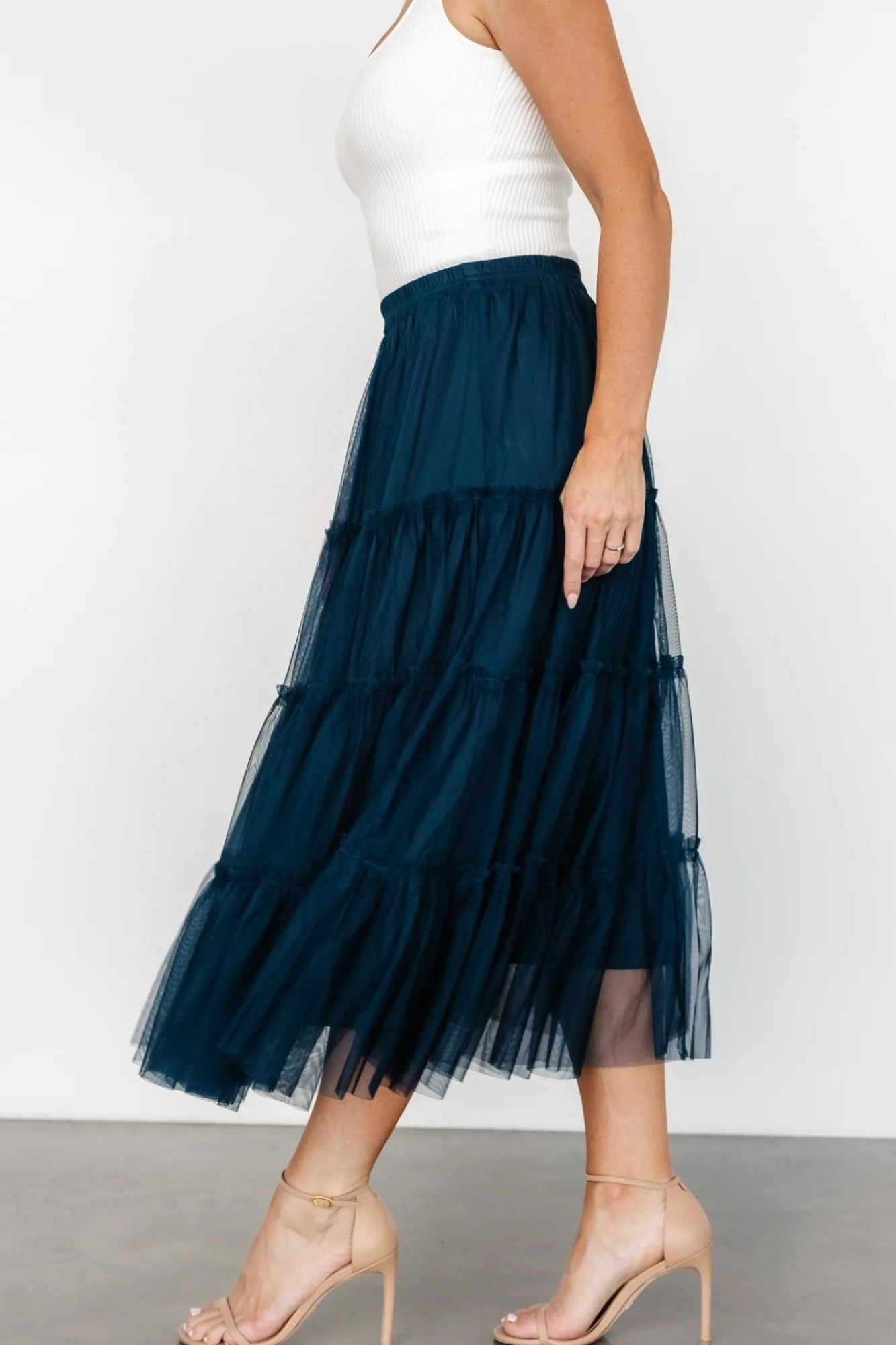 Baltic Born Galena Tulle Skirt | Deep Topaz