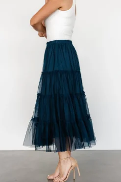 Baltic Born Galena Tulle Skirt | Deep Topaz