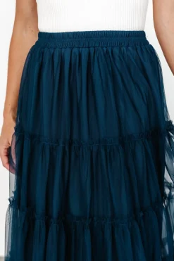 Baltic Born Galena Tulle Skirt | Deep Topaz