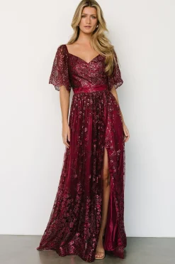 Baltic Born Genevieve Glitter Maxi Dress |