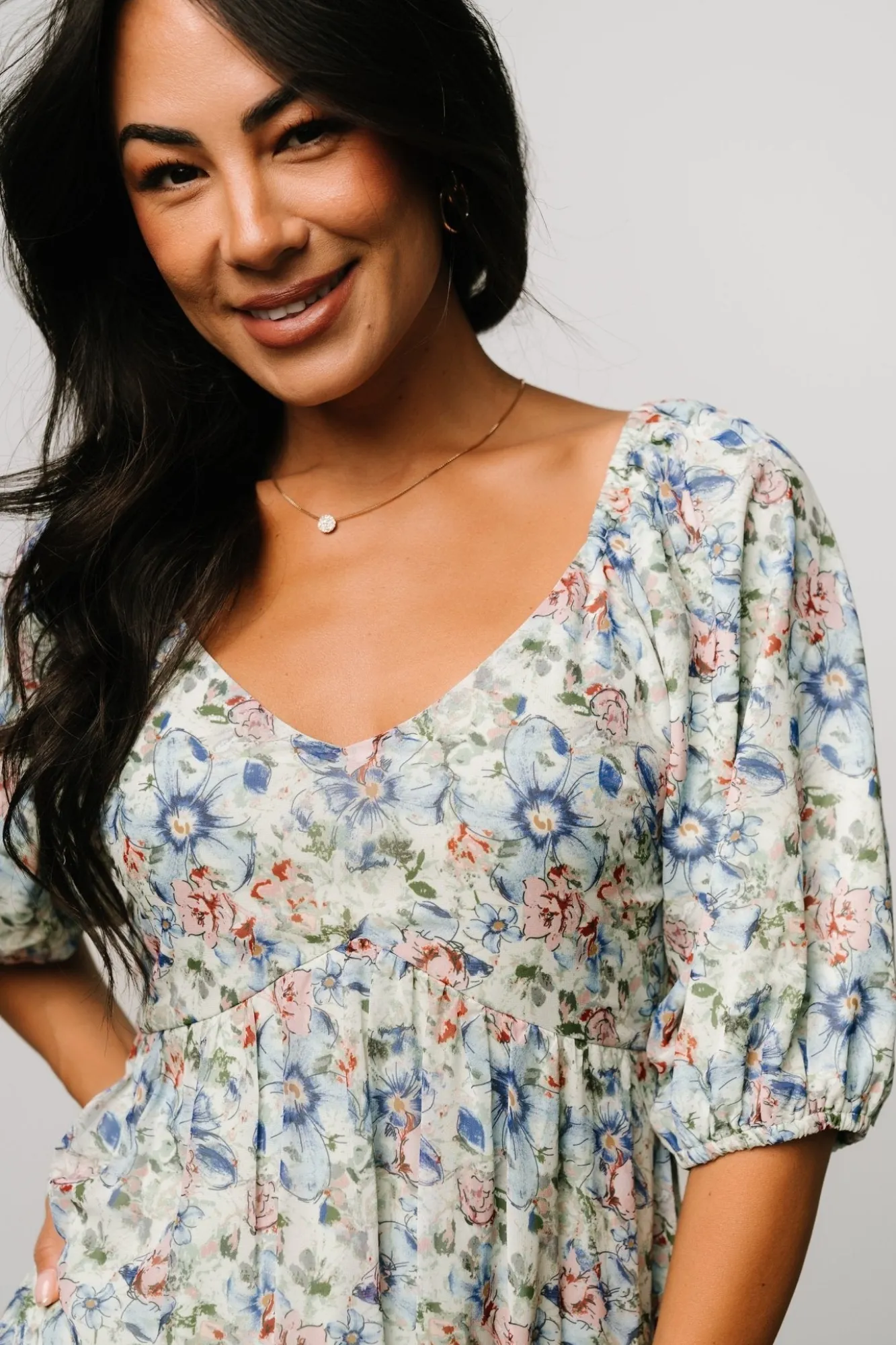 Baltic Born Ginny Maxi Dress | Light Green Floral
