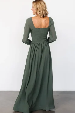Baltic Born Giselle Maxi Dress | Dark Sage
