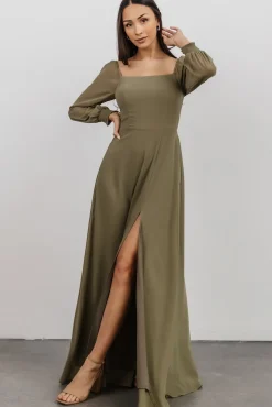 Baltic Born Giselle Maxi Dress | Dusty Olive