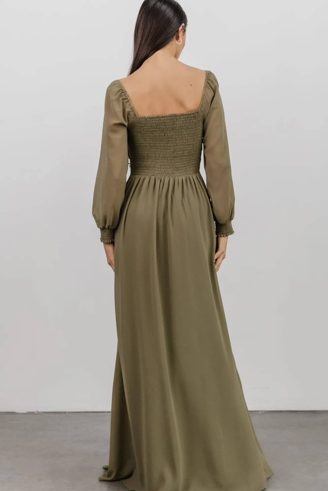 Baltic Born Giselle Maxi Dress | Dusty Olive