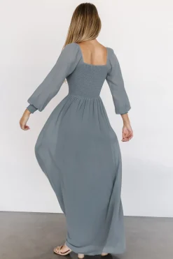 Baltic Born Giselle Maxi Dress | Dusty Blue