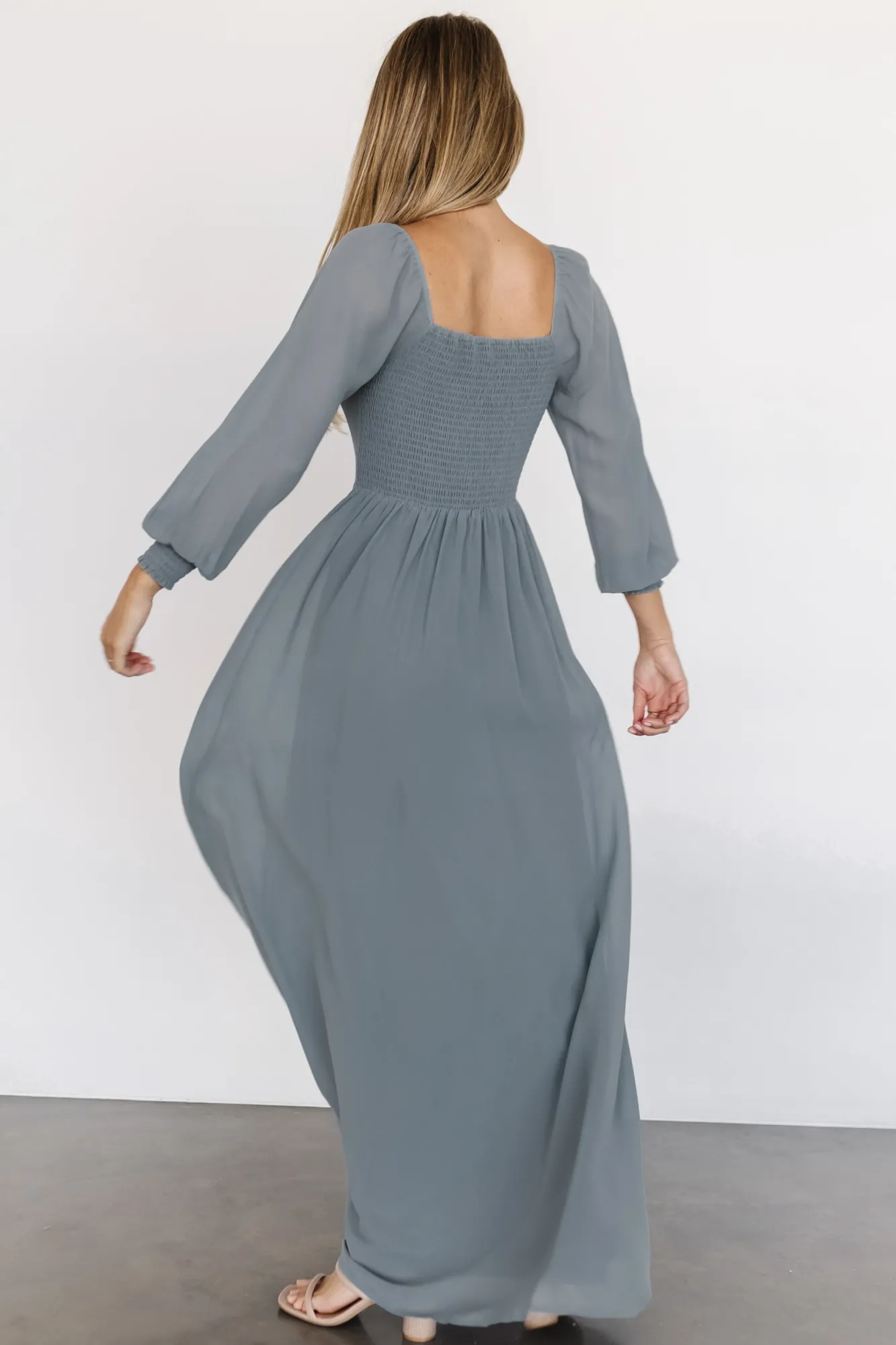 Baltic Born Giselle Maxi Dress | Dusty Blue