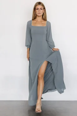 Baltic Born Giselle Maxi Dress | Dusty Blue