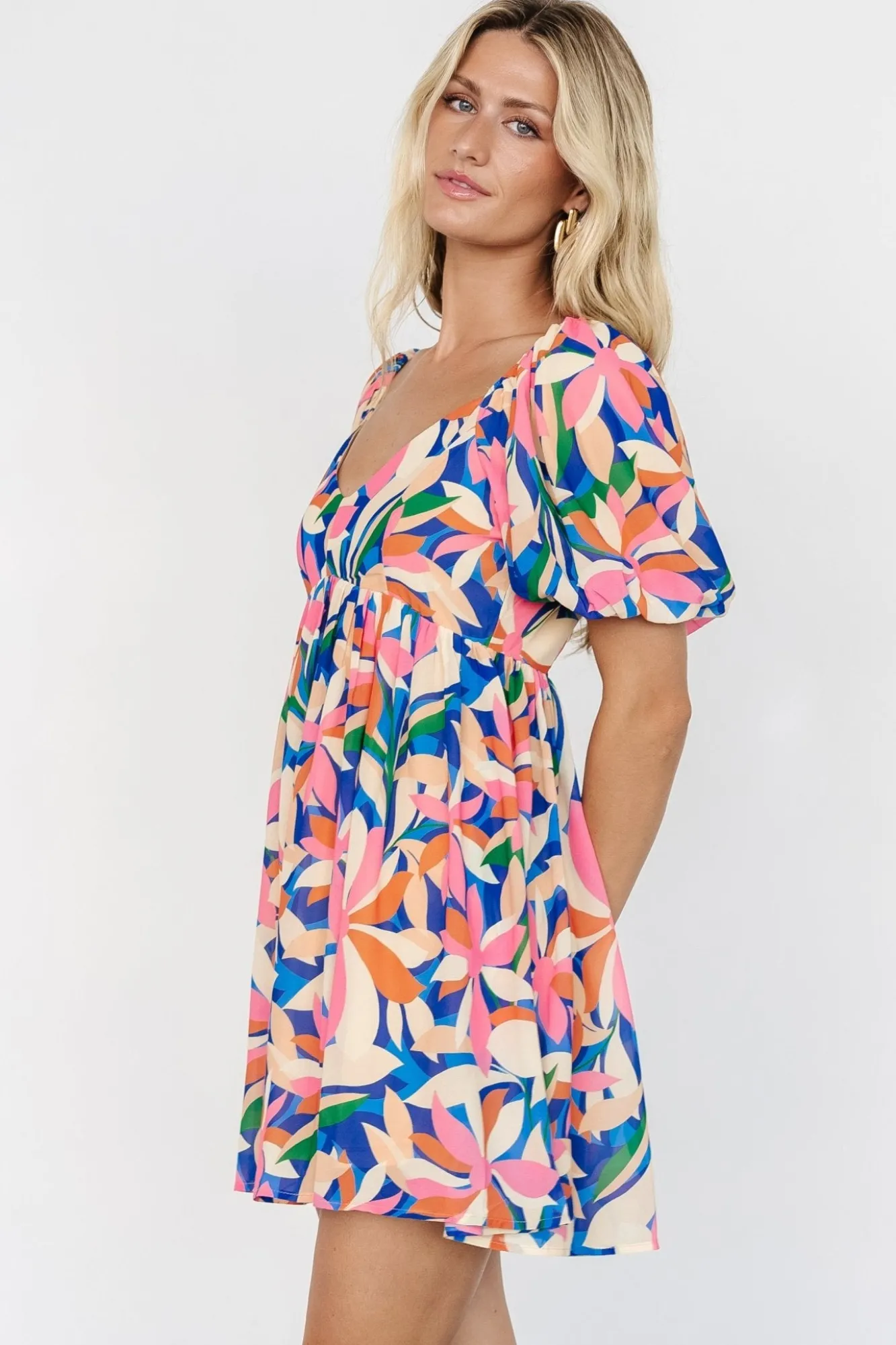 Baltic Born Giulia Mini Dress | Multi Print