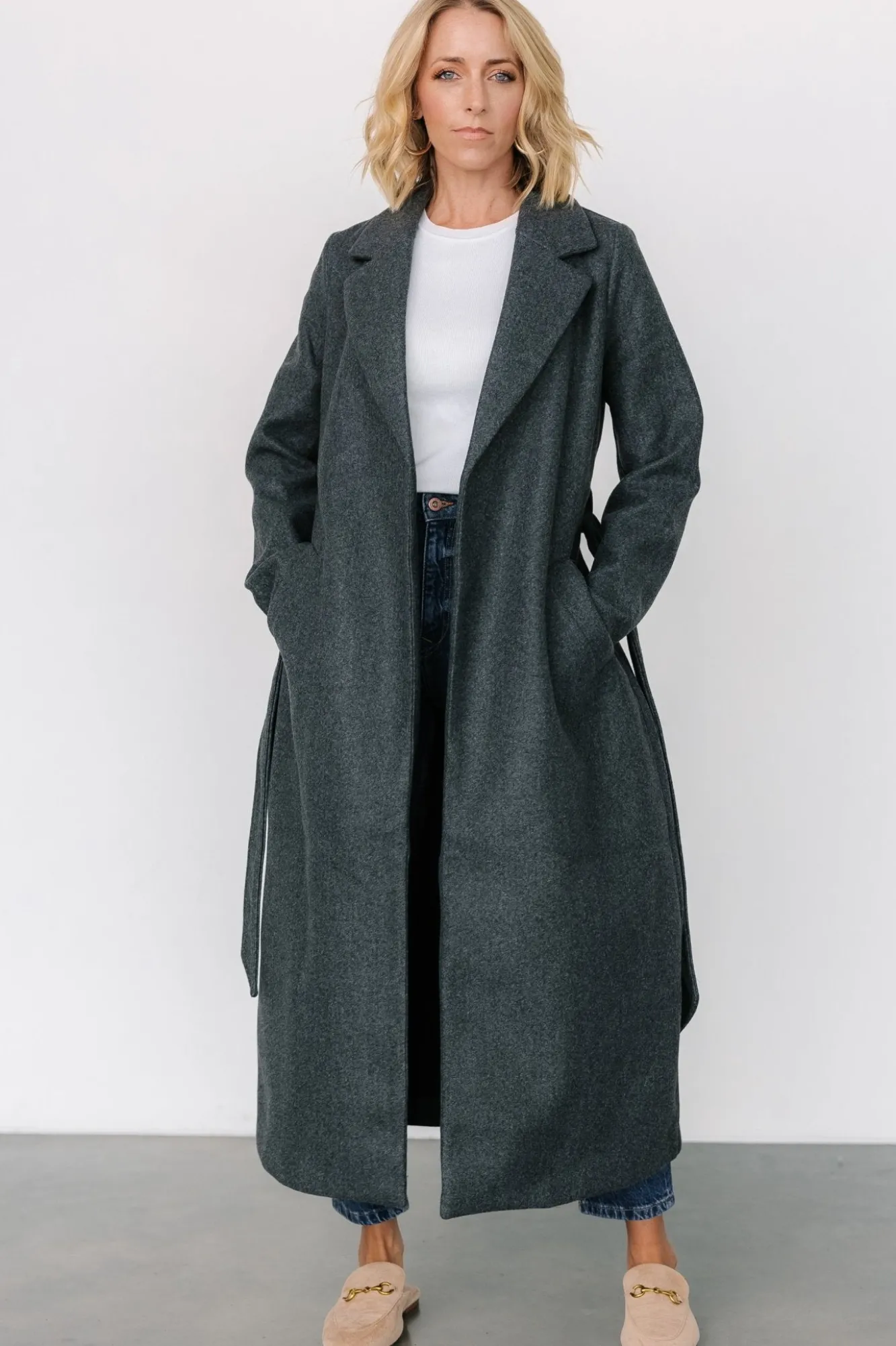 Baltic Born Glenwood Coat | Dark Gray