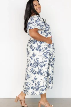 Baltic Born Graceland Maxi Dress | Cream + Navy Floral
