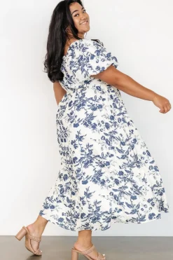 Baltic Born Graceland Maxi Dress | Cream + Navy Floral