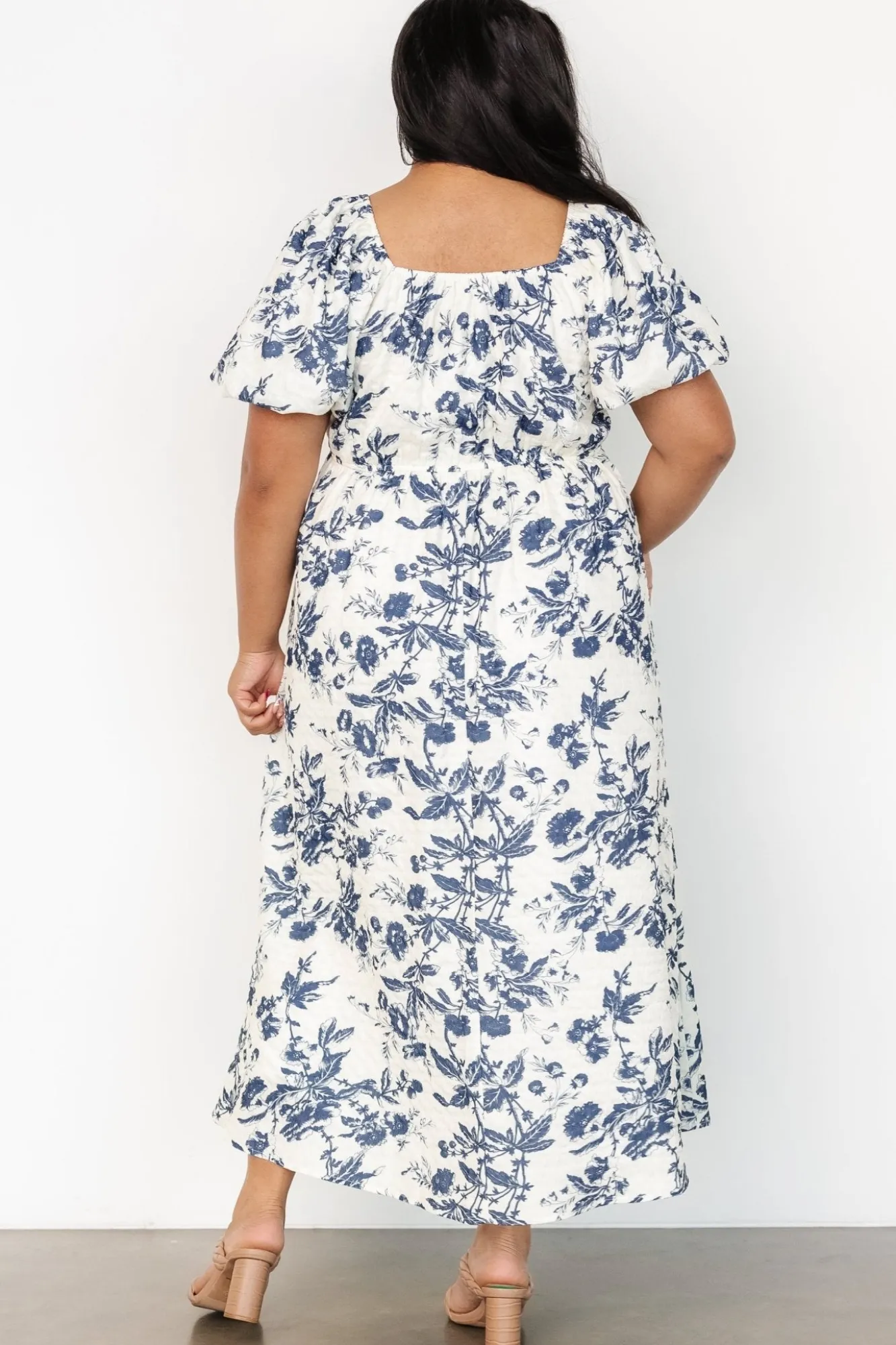 Baltic Born Graceland Maxi Dress | Cream + Navy Floral