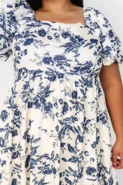 Baltic Born Graceland Maxi Dress | Cream + Navy Floral