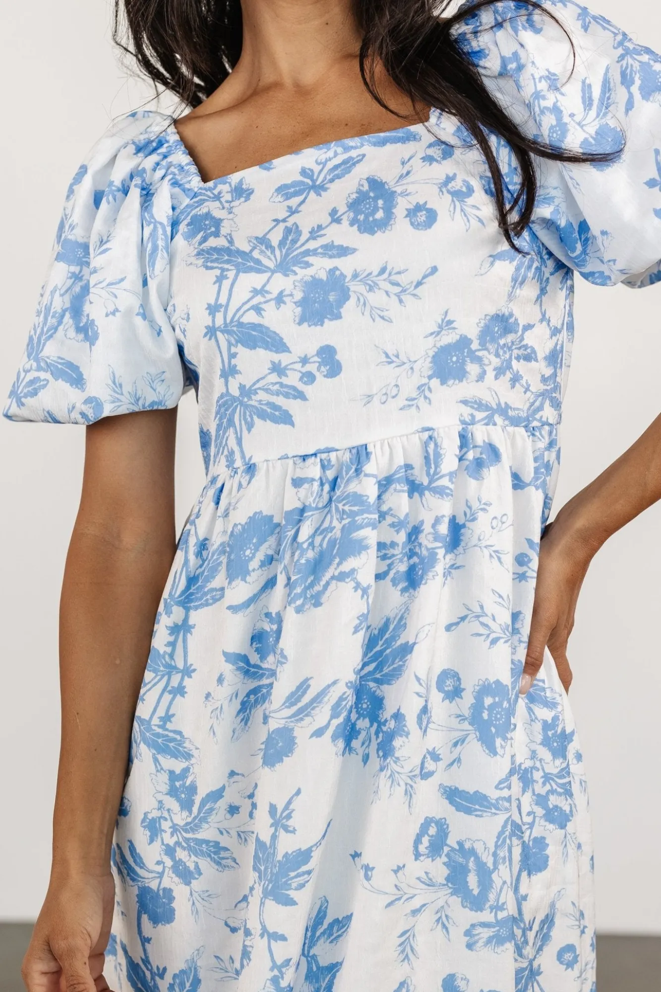 Baltic Born Graceland Maxi Dress | White + Blue Floral