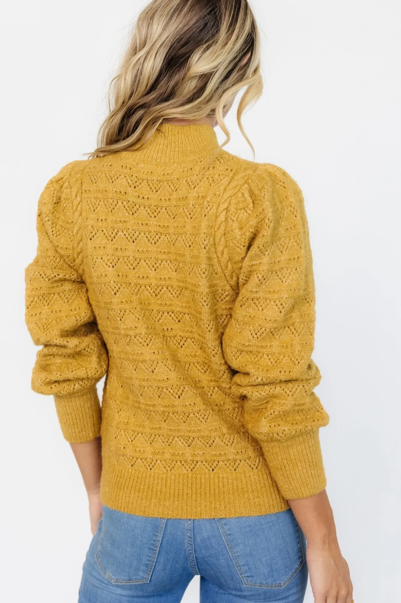Baltic Born Grayson Sweater | Vintage Mustard