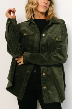 Baltic Born Greeley Corduroy Jacket | Deep Green