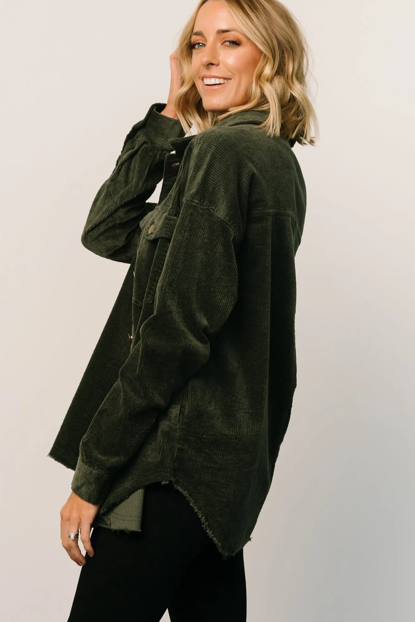 Baltic Born Greeley Corduroy Jacket | Deep Green