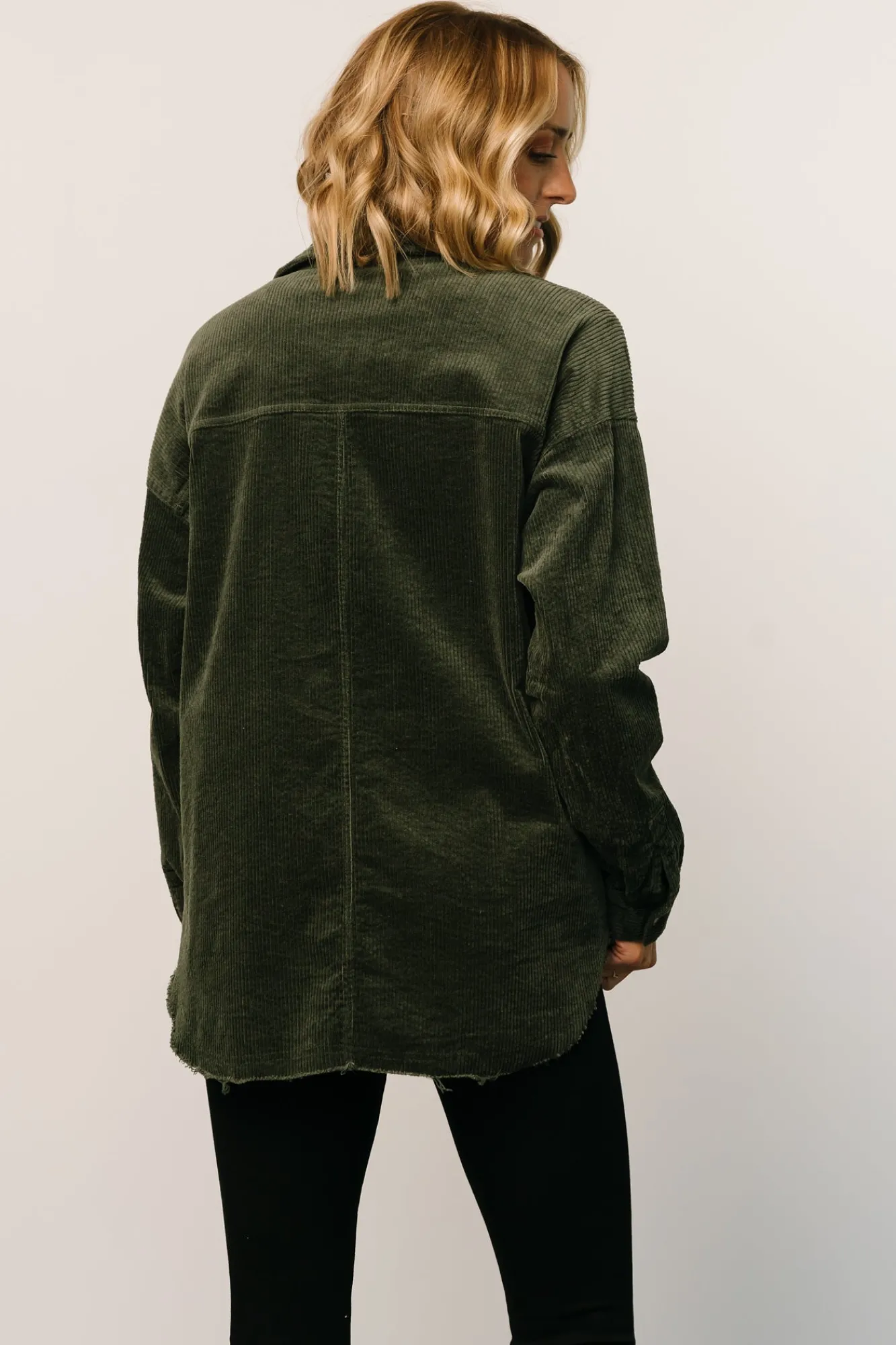 Baltic Born Greeley Corduroy Jacket | Deep Green