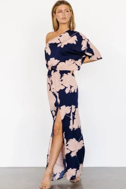 Baltic Born Halston Maxi Dress | Navy + Blush