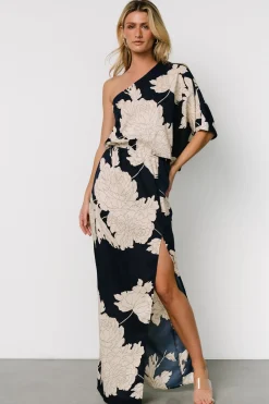 Baltic Born Halston Maxi Dress | Navy + Cream