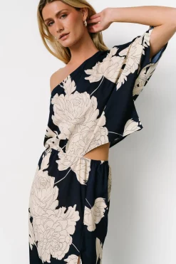 Baltic Born Halston Maxi Dress | Navy + Cream