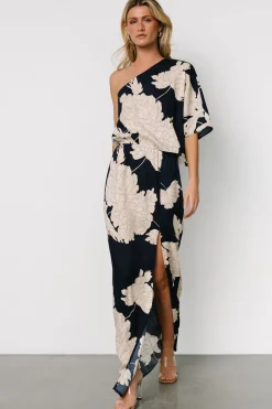 Baltic Born Halston Maxi Dress | Navy + Cream