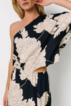 Baltic Born Halston Maxi Dress | Navy + Cream