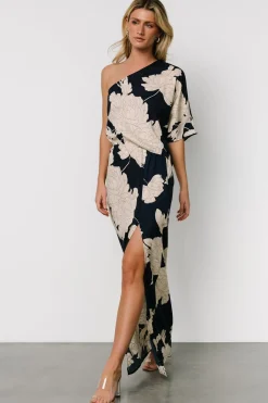 Baltic Born Halston Maxi Dress | Navy + Cream