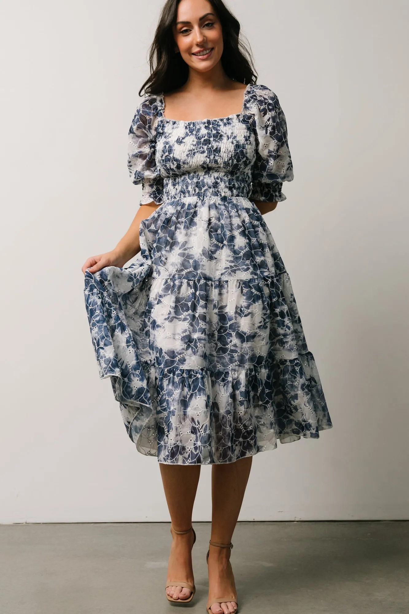 Baltic Born Hazel Eyelet Midi Dress |