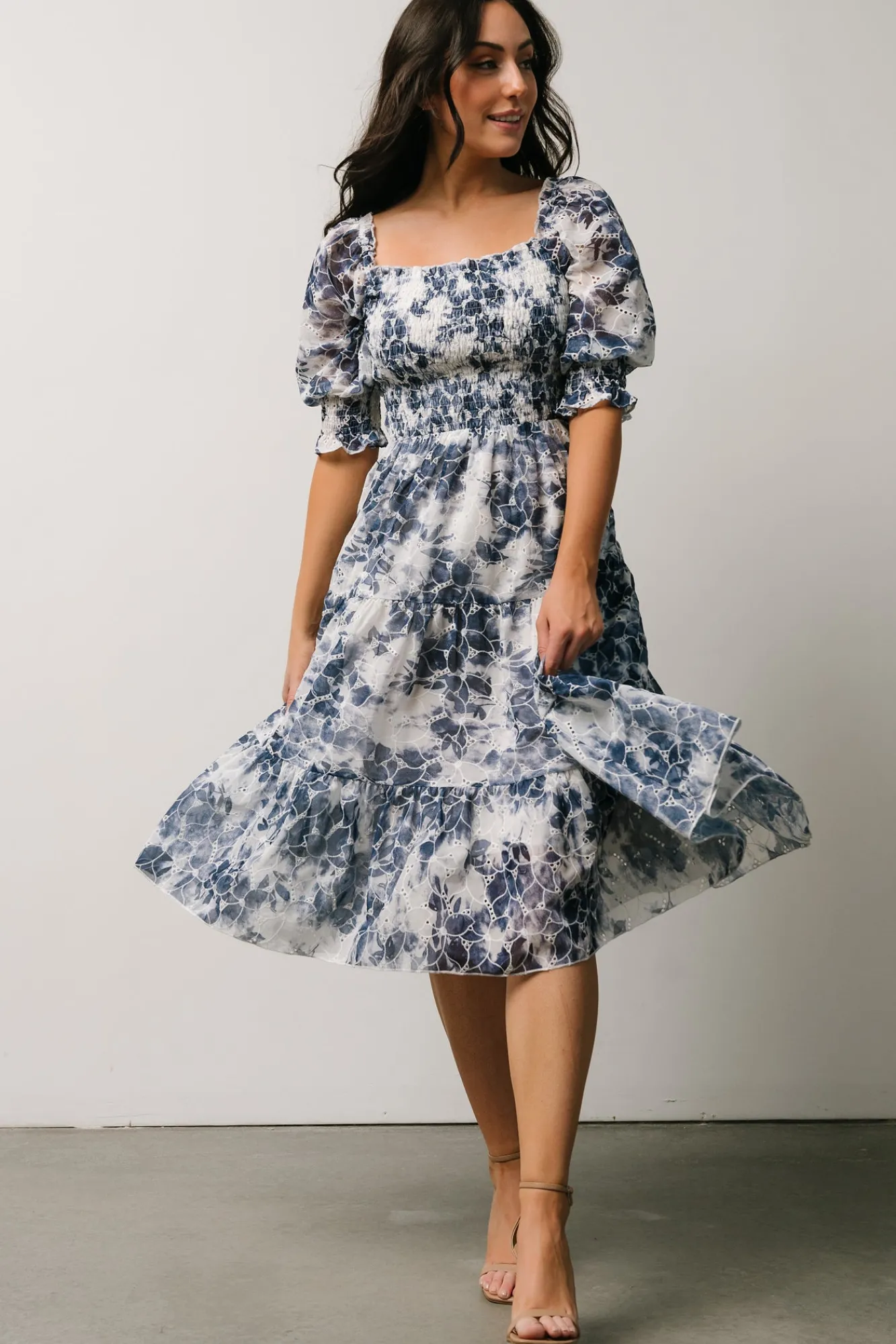 Baltic Born Hazel Eyelet Midi Dress |