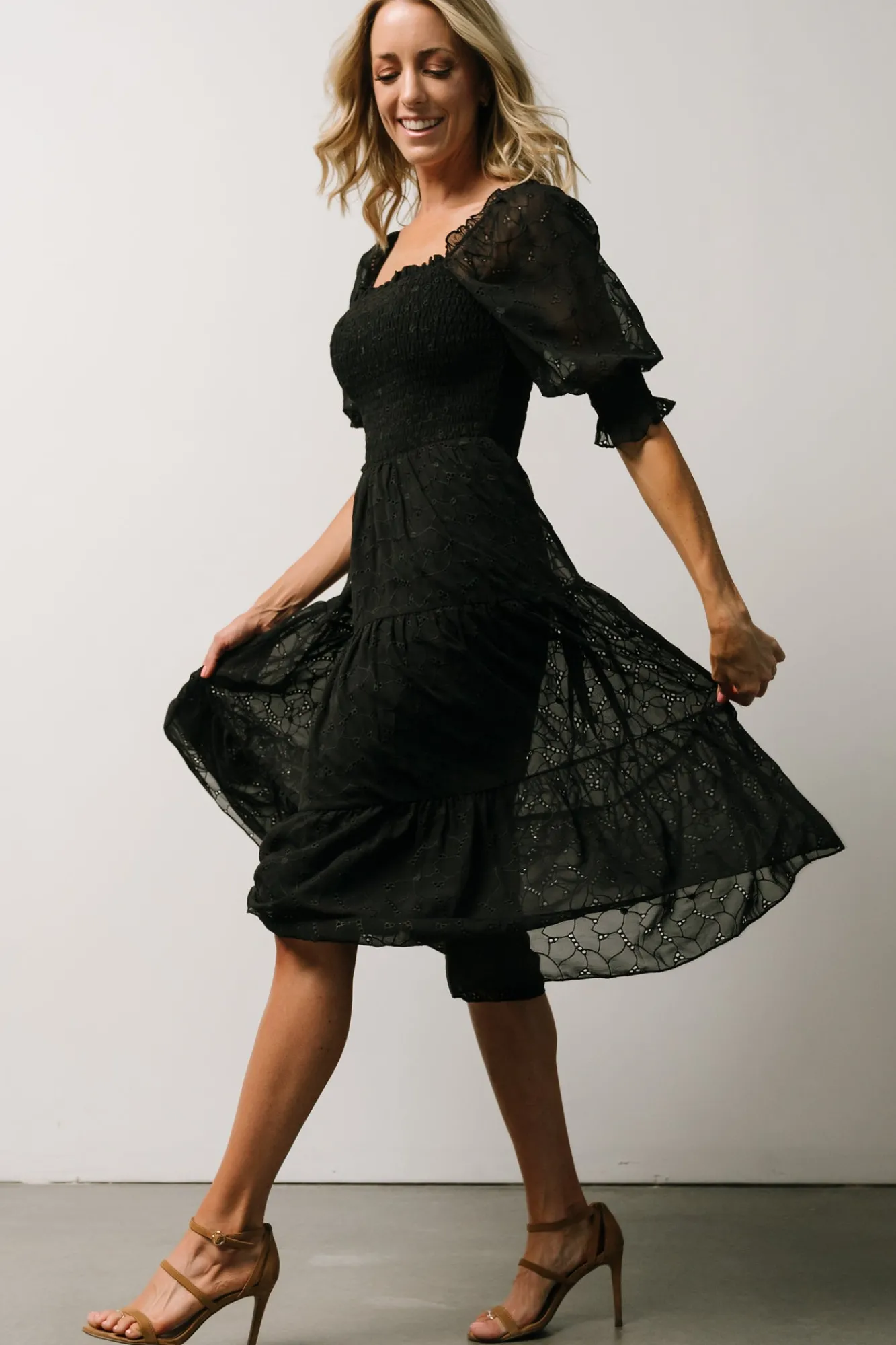 Baltic Born Hazel Eyelet Midi Dress |