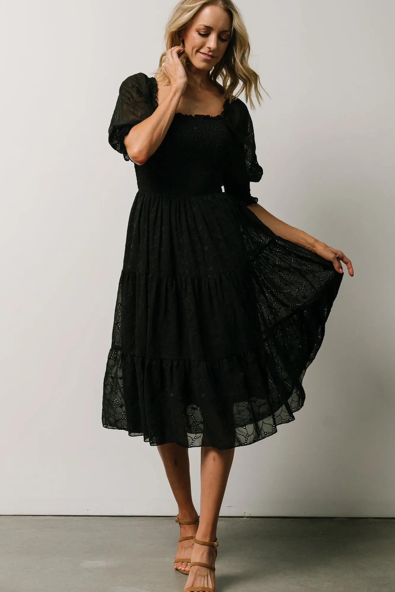 Baltic Born Hazel Eyelet Midi Dress |