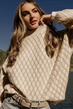 Baltic Born Hendrix Diamond Knit Sweater |