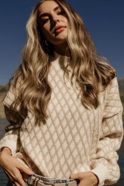 Baltic Born Hendrix Diamond Knit Sweater |