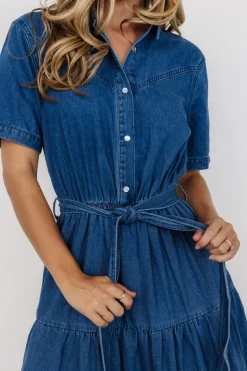 Baltic Born Henrietta Midi Dress | Denim Blue