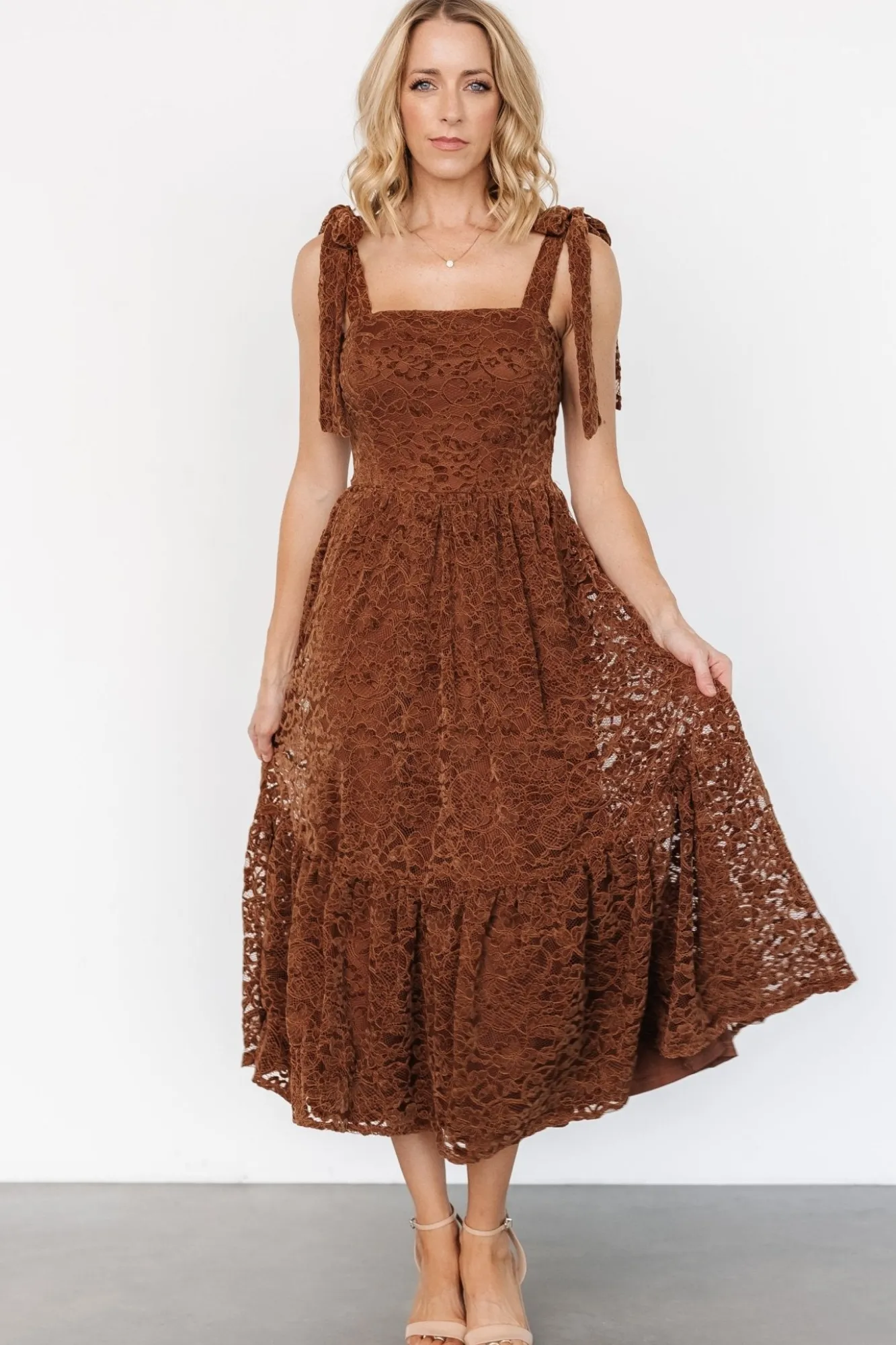 Baltic Born Hestia Lace Midi Dress |