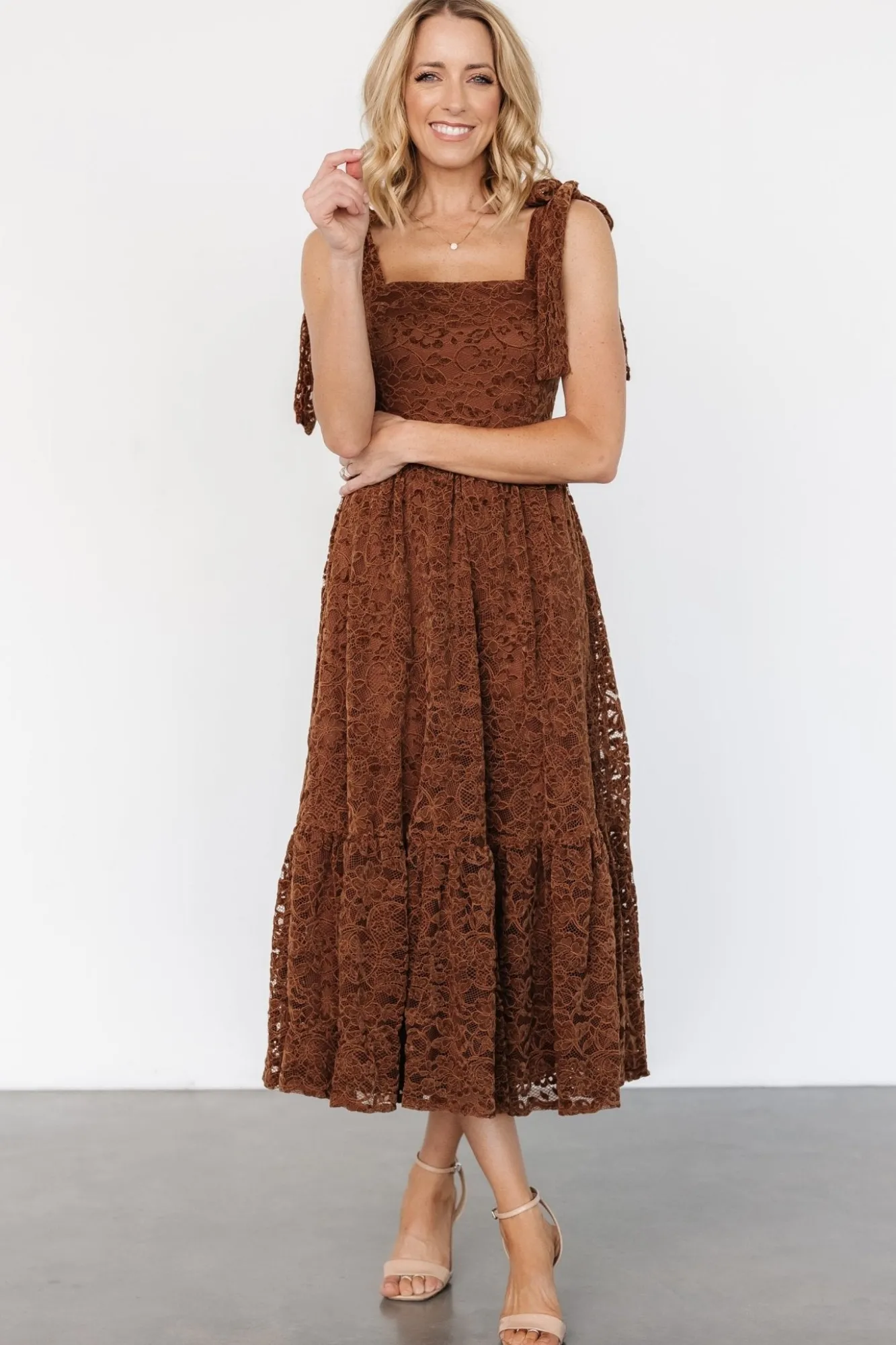 Baltic Born Hestia Lace Midi Dress |