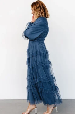 Baltic Born Hilda Tulle Maxi Dress | Vintage Navy