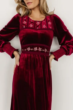 Baltic Born Ingrid Velvet Maxi Dress |