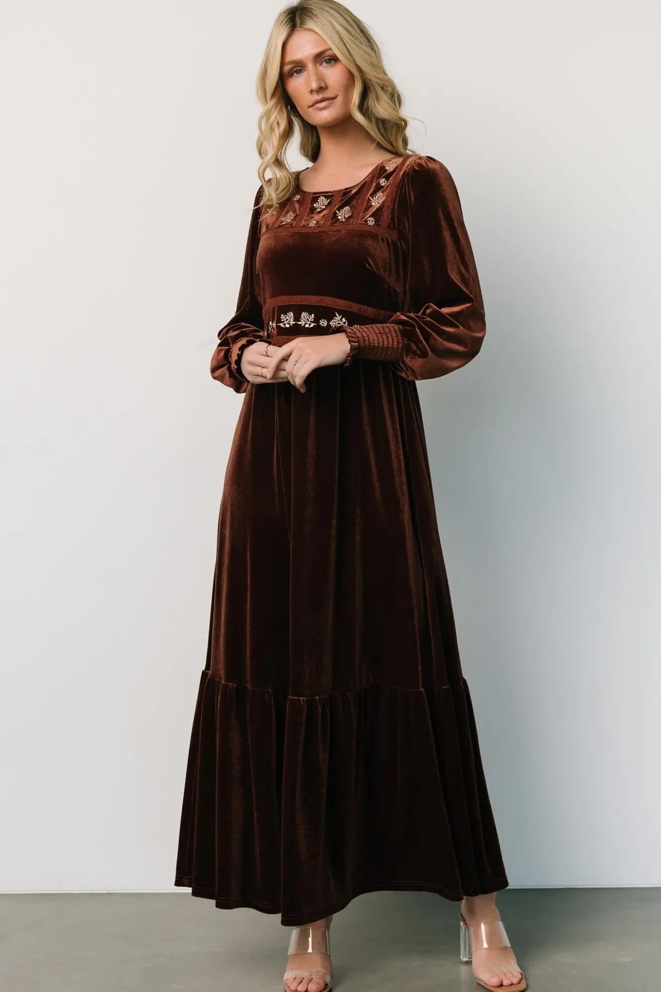 Baltic Born Ingrid Velvet Maxi Dress |