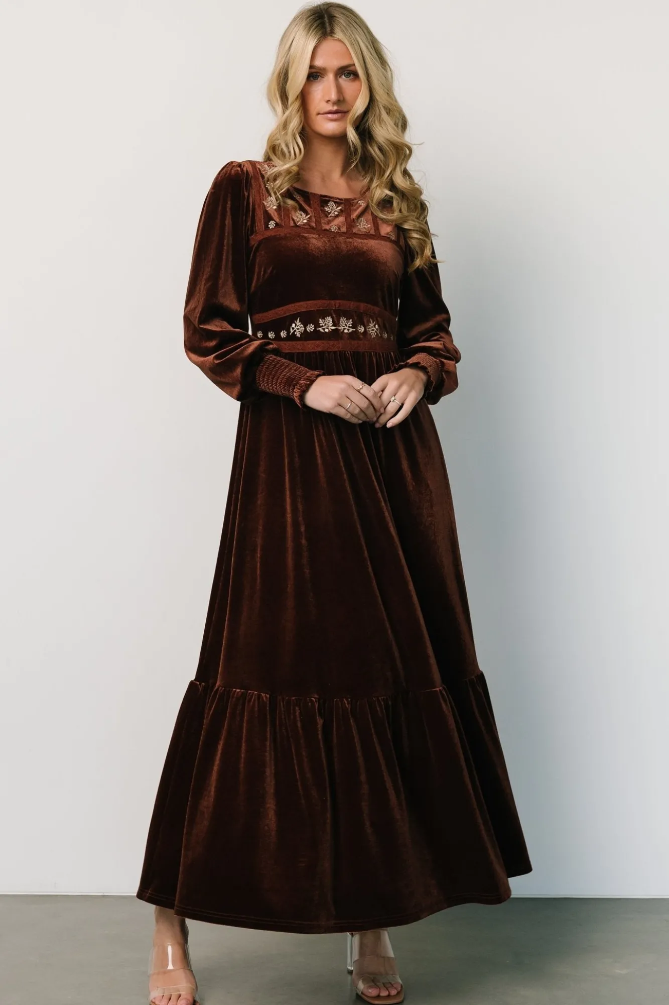 Baltic Born Ingrid Velvet Maxi Dress |